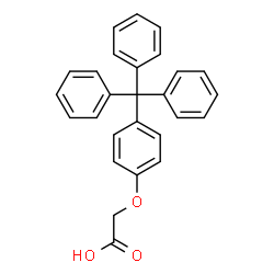 ChemSpider 2D Image | (4-Tritylphenoxy)acetic acid | C27H22O3