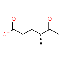 ChemSpider 2D Image | (4R)-4-Methyl-5-oxohexanoate | C7H11O3