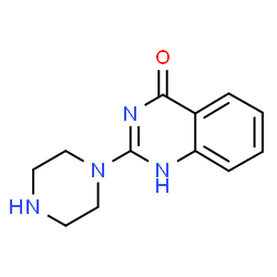 ChemSpider 2D Image | 2-(1-Piperazinyl)-4(1H)-quinazolinone | C12H14N4O