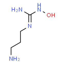 ChemSpider 2D Image | 2-(3-Aminopropyl)-1-hydroxyguanidine | C4H12N4O