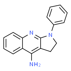 ChemSpider 2D Image | 1-Phenyl-2,3-dihydro-1H-pyrrolo[2,3-b]quinolin-4-amine | C17H15N3