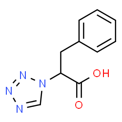 ChemSpider 2D Image | 3-Phenyl-2-tetrazol-1-yl-propionic acid | C10H10N4O2