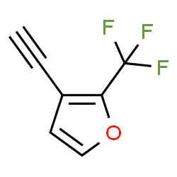ChemSpider 2D Image | 3-Ethynyl-2-(trifluoromethyl)furan | C7H3F3O