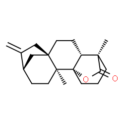 ChemSpider 2D Image | (1S,2S,5S,8S,11R,12R)-2,12-Dimethyl-6-methylene-16-oxapentacyclo[10.3.2.1~5,8~.0~1,11~.0~2,8~]octadecan-17-one | C20H28O2
