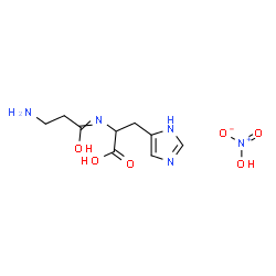 ChemSpider 2D Image | CARNOSINE NITRATE | C9H15N5O6