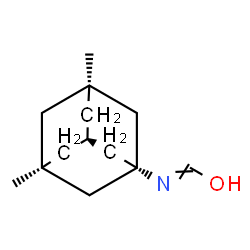 ChemSpider 2D Image | [(1r,7r)-3,5-Dimethyladamantan-1-yl]imidoformic acid | C13H21NO