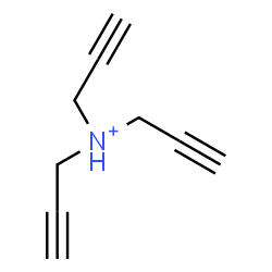 ChemSpider 2D Image | N,N-Di(2-propyn-1-yl)-2-propyn-1-aminium | C9H10N
