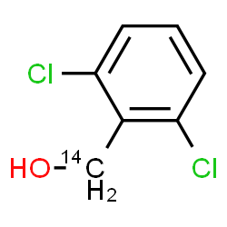 ChemSpider 2D Image | (2,6-Dichlorophenyl)(~14~C)methanol | C614CH6Cl2O