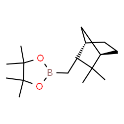 ChemSpider 2D Image | 2-[[(1S,4R)-3,3-Dimethylbicyclo[2.2.1]hept-2-yl]methyl]-4,4,5,5-tetramethyl-1,3,2-dioxaborolane | C16H29BO2