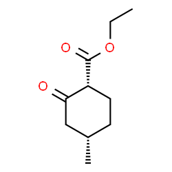 ChemSpider 2D Image | Ethyl (1R,4S)-4-methyl-2-oxocyclohexanecarboxylate | C10H16O3