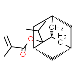 ChemSpider 2D Image | (1S,5S)-2-Isopropyladamantan-2-yl methacrylate | C17H26O2
