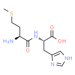 ChemSpider 2D Image | met-his | C11H18N4O3S