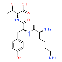 ChemSpider 2D Image | L-Lysyl-L-tyrosyl-L-threonine | C19H30N4O6