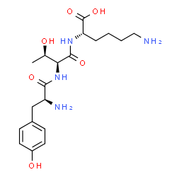 ChemSpider 2D Image | L-Tyrosyl-L-threonyl-L-lysine | C19H30N4O6