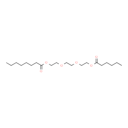 ChemSpider 2D Image | 2-{2-[2-(Hexanoyloxy)ethoxy]ethoxy}ethyl octanoate | C20H38O6