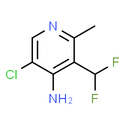 ChemSpider 2D Image | 5-Chloro-3-(difluoromethyl)-2-methyl-4-pyridinamine | C7H7ClF2N2