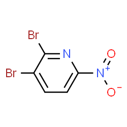 ChemSpider 2D Image | 2,3-Dibromo-6-nitropyridine | C5H2Br2N2O2