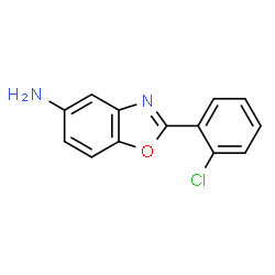 ChemSpider 2D Image | 2-(2-Chlorophenyl)-5-benzoxazolamine | C13H9ClN2O