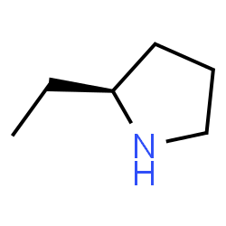 ChemSpider 2D Image | (2S)-2-Ethylpyrrolidine | C6H13N