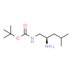 ChemSpider 2D Image | 2-Methyl-2-propanyl [(2R)-2-amino-4-methylpentyl]carbamate | C11H24N2O2