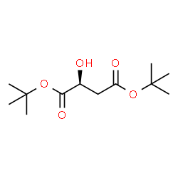 ChemSpider 2D Image | Bis(2-methyl-2-propanyl) (2S)-2-hydroxysuccinate | C12H22O5