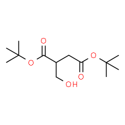 ChemSpider 2D Image | Bis(2-methyl-2-propanyl) 2-(hydroxymethyl)succinate | C13H24O5