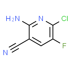 ChemSpider 2D Image | 2-Amino-6-chloro-5-fluoronicotinonitrile | C6H3ClFN3