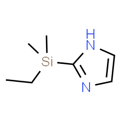 ChemSpider 2D Image | 2-[Ethyl(dimethyl)silyl]-1H-imidazole | C7H14N2Si