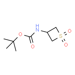ChemSpider 2D Image | 2-Methyl-2-propanyl (1,1-dioxido-3-thietanyl)carbamate | C8H15NO4S