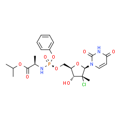 ChemSpider 2D Image | Uprifosbuvir | C22H29ClN3O9P