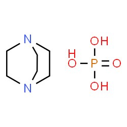 ChemSpider 2D Image | 1,4-Diazabicyclo[2.2.2]octane phosphate (1:1) | C6H15N2O4P