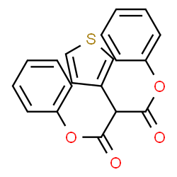 ChemSpider 2D Image | Diphenyl 3-thienylmalonate | C19H14O4S