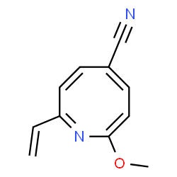 ChemSpider 2D Image | 2-Methoxy-8-vinyl-5-azocinecarbonitrile | C11H10N2O
