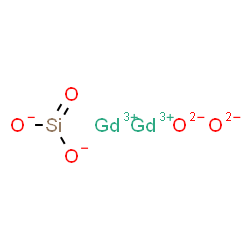 ChemSpider 2D Image | dioxido(oxo)silane;gadolinium(3+);oxygen(2-) | Gd2O5Si