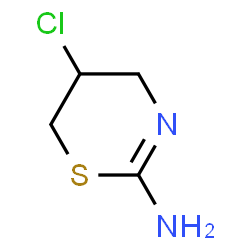 ChemSpider 2D Image | 5-Chloro-5,6-dihydro-4H-1,3-thiazin-2-amine | C4H7ClN2S