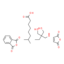 ChemSpider 2D Image | 2-ethyl-2-(hydroxymethyl)propane-1,3-diol;furan-2,5-dione;isobenzofuran-1,3-dione;7-methyloctanoic acid | C27H38O11