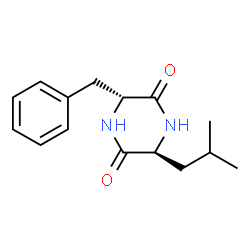ChemSpider 2D Image | (3R,6S)-3-Benzyl-6-isobutyl-2,5-piperazinedione | C15H20N2O2