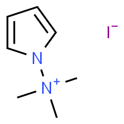ChemSpider 2D Image | N,N,N-Trimethyl-1H-pyrrol-1-aminium iodide | C7H13IN2