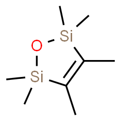 ChemSpider 2D Image | 2,2,3,4,5,5-Hexamethyl-2,5-dihydro-1,2,5-oxadisilole | C8H18OSi2
