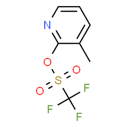 ChemSpider 2D Image | 3-Methyl-2-pyridinyl trifluoromethanesulfonate | C7H6F3NO3S
