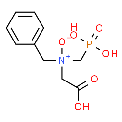 ChemSpider 2D Image | [Benzyl(phosphonomethyl)nitroryl]acetic acid | C10H14NO6P
