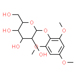 ChemSpider 2D Image | 2,4,6-Trimethoxyphenyl hexopyranoside | C15H22O9