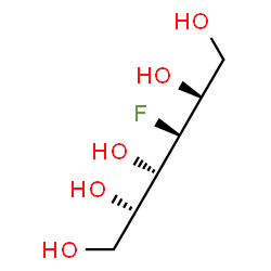 ChemSpider 2D Image | 3-Deoxy-3-fluoro-D-allitol | C6H13FO5