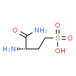ChemSpider 2D Image | (3S)-3,4-Diamino-4-oxo-1-butanesulfonic acid | C4H10N2O4S