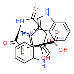 ChemSpider 2D Image | Tryptophyl-L-alpha-glutamyl-L-tryptophan | C27H29N5O6