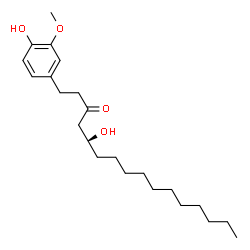 ChemSpider 2D Image | [12]-Gingerol | C23H38O4