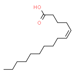 ChemSpider 2D Image | (5Z)-5-Pentadecenoic acid | C15H28O2