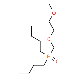 ChemSpider 2D Image | Dibutyl[(2-methoxyethoxy)methyl]phosphine oxide | C12H27O3P