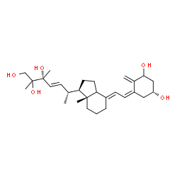 ChemSpider 2D Image | (3R,5Z,7E,14xi,20R,22E)-9,10-Secoergosta-5,7,10,22-tetraene-1,3,24,25,26-pentol | C28H44O5