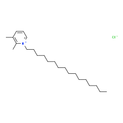 ChemSpider 2D Image | 1-Hexadecyl-2,3-dimethylpyridinium chloride | C23H42ClN
